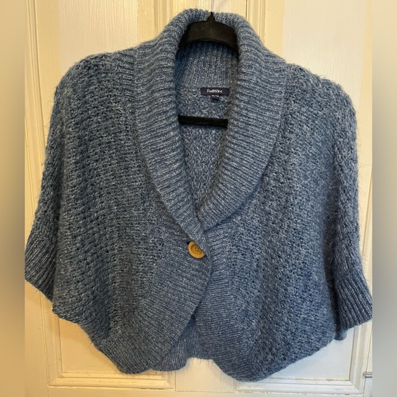Reitmans Sweaters - Reitmans Short Sleeve Blue Knit Cardigan Shrug XLarge